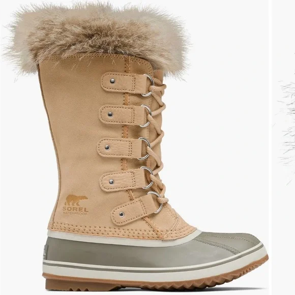 Sorel Women's Tan and Green Winter Boots - Picture 5 of 8